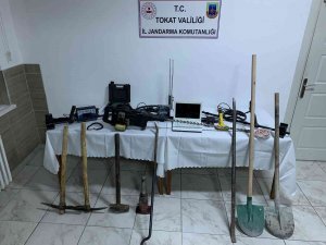 Tokat’ta İzinsiz Kazı Yapan 9 Kişi Yakalandı