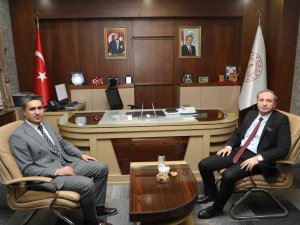 Taşkın’dan, Milli Eğitim Müdürü Kökrek’e Ziyaret