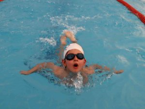 İ̇zmit’te Minikler Yüzücü Olabilmek İçin Çalışıyor