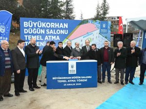 Büyükorhan Atıksu Arıtma Tesisi Ve Düğün Salonu Temeli Atıldı