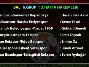 Bozokspor - Talasgücü Maçının Hakemi Evren Aydoğan