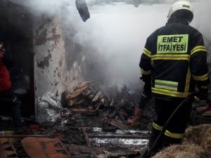 Emet’te Ekmek Fırınında Yangın