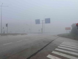 Çan-yenice Yolunda Sis Etkili Oldu