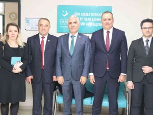 Datüb Heyeti İ̇l Göç İ̇daresi Müdürü Batu’ya Çalışmalar Hakkında Bilgi Verdi