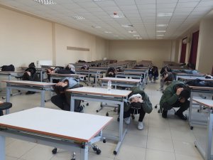 Afet Farkındalık Eğitimi Ve Deprem Tahliye Tatbikatı Gerçekleşti