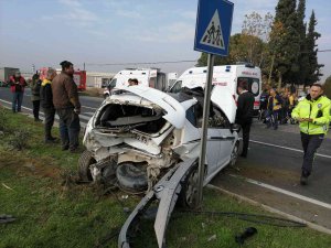 Manisa’da Zincirleme Kaza: 2’si Çocuk 8 Yaralı