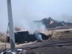 Saman Balyaları Alev Alev Yandı