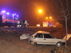 Karaman’da Yoğun Sis Kazaya Neden Oldu: 1 Ölü, 2 Yaralı