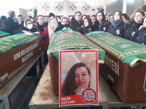 Ankara’da Eski Kocası Tarafından Öldürülen Pelin Toprağa Verildi