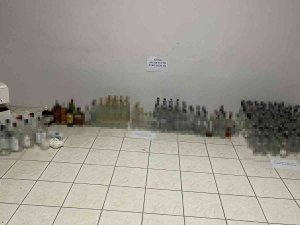 Bafra’da Sahte İçki Operasyonu: 2 Gözaltı