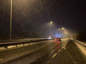 Çankırı’da Kar Yağışı Etkili Olmaya Başladı