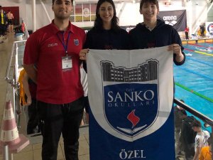Sanko Okulları Öğrencilerinin Yüzmede Türkiye Başarısı