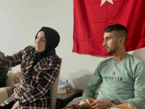 İ̇çişleri Bakanı Soylu Irak’ın Kuzeyinde Yürütülen Operasyonda Sol Bacağını Kaybeden Trabzonlu Gazi Er Bünyamin Kocaman İle Görüştü