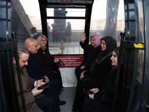 Teleferiğin Bakımı Tamamlandı İlk Turu Başkan Altınok Attı