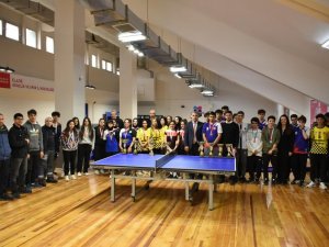 Elazığ’da Masa Tenisi Müsabakaları Sona Erdi