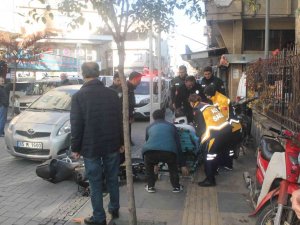 Otomobil İle Motosiklet Çarpıştı: 1 Yaralı