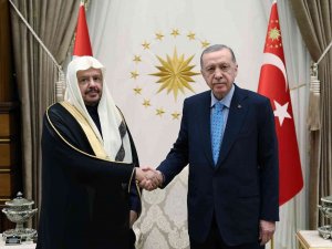 Cumhurbaşkanı Erdoğan, Suudi Arabistan Şura Meclisi Başkanı Abdullah Muhammed İ̇brahim Al-sheikh’i Kabul Etti.