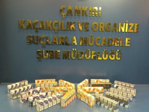 Çankırı’da Çok Sayıda Kaçak Sigara Ve Makaron Ele Geçirildi