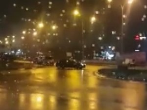 Trafikte Drift Atan Araç Sürücüsüne 9 Bin 125 Lira Ceza