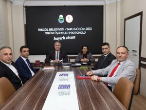 İ̇negöl Belediyesi İle Tapu Müdürlüğü’nden Vatandaşın İşini Kolaylaştıran İmza