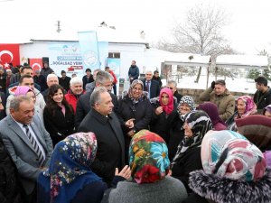 Çatakdere’de Doğalgaz Sevinci