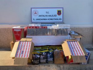 Antalya’da Jandarmadan Kaçak Tütün Operasyonu