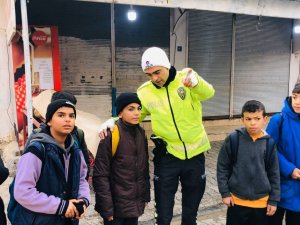 Ceylanpınar’da Polislerden İç Isıtan Hareket