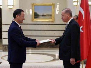 Cumhurbaşkanı Erdoğan, Kırgızistan Büyükelçisi Ruslan Kazakbaev’i Kabul Etti