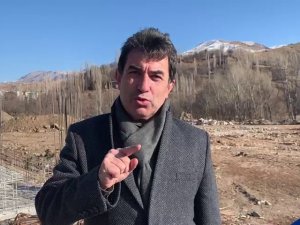 İ̇spir Millet Bahçesi’nde Kış Mevsimine Rağmen Çalışmalar Sürdürülüyor