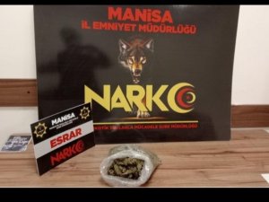 Manisa’da Durdurulan Araçtan Esrar Çıktı
