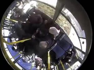 Kahramanmaraş’ta 12 Kişinin Yaralandığı Kaza Güvenlik Kamerasında