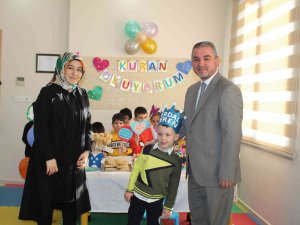 Aydın’da 4-6 Yaş Öğrencileri Kur’an’a Geçmenin Sevincini Yaşadı
