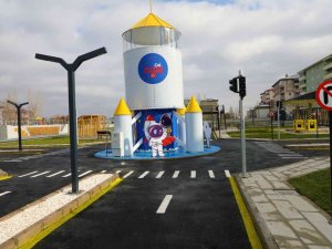 Ağrı’da Çocuk Trafik Eğitim Parkı Tamamlanarak Hizmet İçin Gün Sayıyor