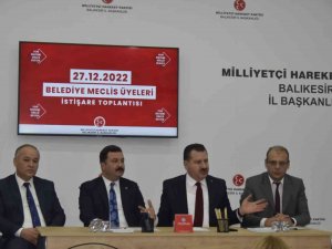 Başkan Yücel Yılmaz Mhp’de İstişare Toplantısına Katıldı