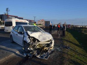 Tekirdağ’da Trafik Kazası: 2 Yaralı