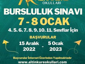 Altınküre Okulları’nda Bursluluk Sınavı