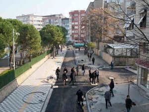 Avni Gemicioğlu’nda İlk Kat Asfalt Tamamlanıyor