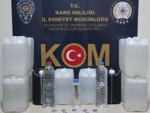 Kars’ta Kaçak İçki Operasyonu