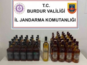 Burdur’da 44 Litre Kaçak İçki Ele Geçirildi