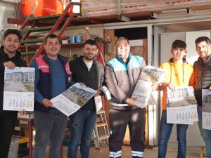 Ortaca Belediyesinin Yeni Yıl Takvimleri Dağıtılıyor