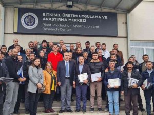 Bitkisel Üretim Uygulama Ve Araştırma Merkezi Müdürlüğünün Eğitim Faaliyetleri Sona Erdi
