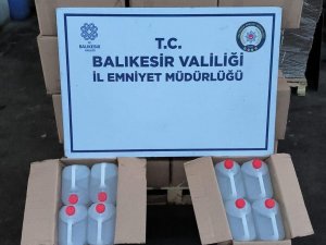 Gönen’de Sahte İçki Operasyonu