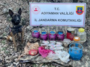 Dedektör Köpek Leylak, Teröristlere Ait Erzak Ve Lojistik Malzeme Buldu