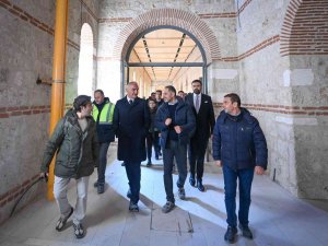 Kültür Ve Turizm Bakanı Ersoy, Rami Kışlası’nda İncelemelerde Bulundu