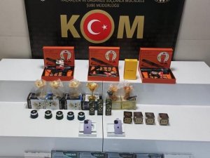 Samsun’da Kaçak Sigara Ve Kozmetik Ele Geçirildi