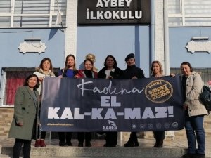 Kadın Komutanlar Kadına Şiddete Karşı Sahaya İndi