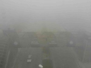 Sisin İçinde Kaybolan Manisa Havadan Görüntülendi