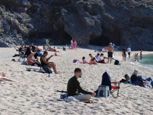 Yılın Son Gününde Alanya’da Sahillerinde Yoğunluk