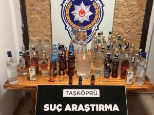 Kastamonu’da Sahte Alkol Operasyonu: 2 Gözaltı