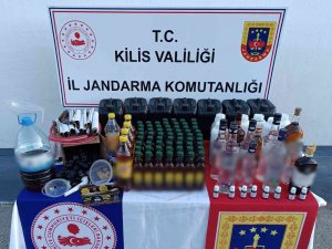Kilis’te Kaçak İçki Operasyonu